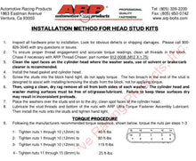 Kong Performance ZR1 Head Stud Kit (ARP2000)