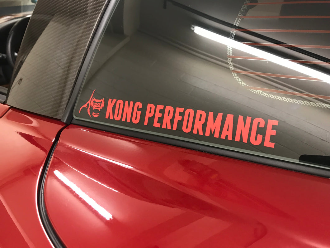 Kong Performance Window Decals